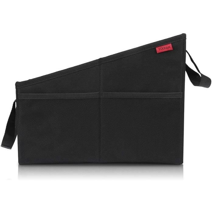Lot De 2 Organisateurs De Tableau De Bord Pour Voiture - Boîtes De Rangement Compactes Noires - Pour Lunettes, Téléphone, Pièces