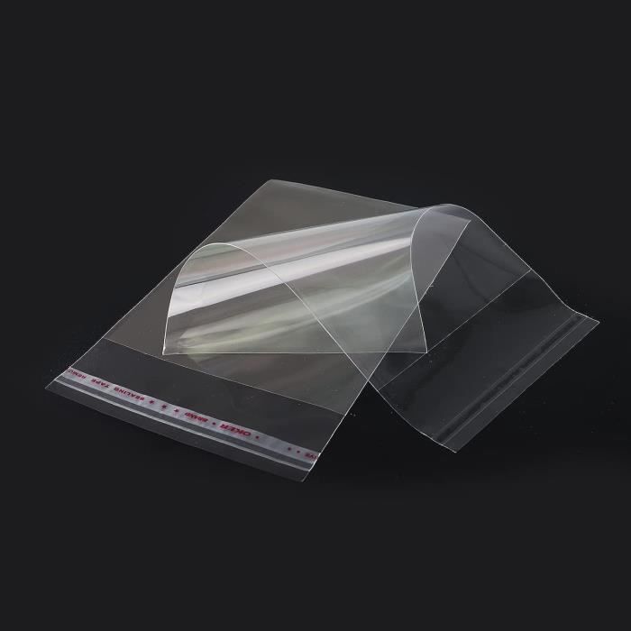 Sachet plastique transparent PEBD - 400 x 600 mm - toutembal