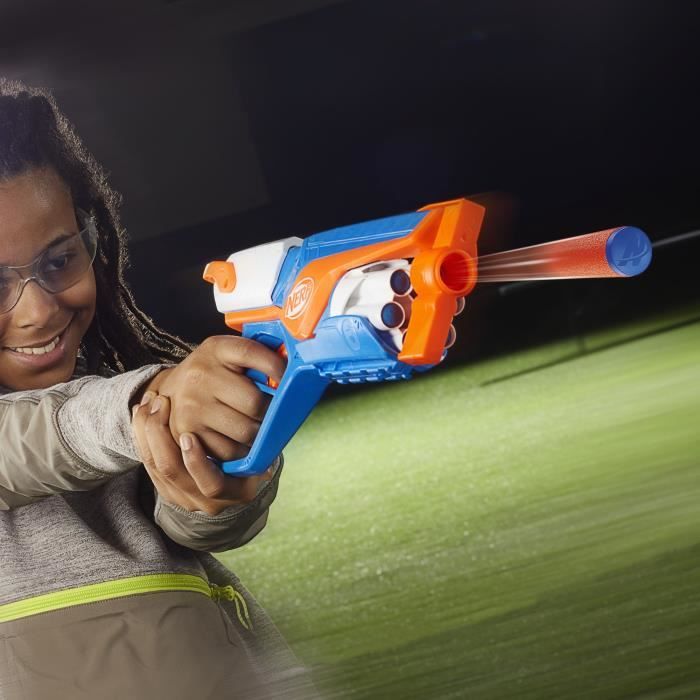 Blaster Nerf Marvel Hulk - Pistolet à Fléchettes N1 Avec 4 Fléchettes, Tir Séquentiel, Amorçage Manuel - Jouet Super-héros Pour Enfants Dès 8 Ans