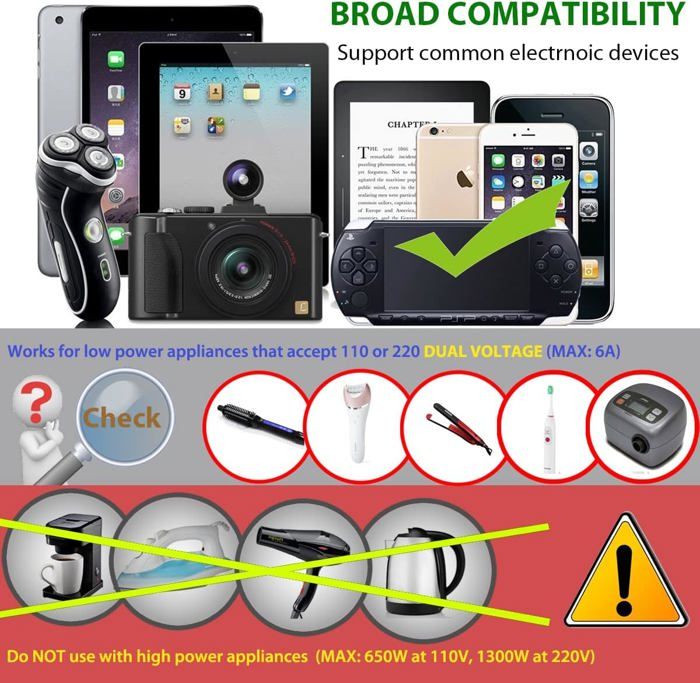 Usa Vers France TESSAN Universelle Avec 3 USB Et 1 Type C, Adaptateur Universel De Voyage France Vers Anglaise UK Irlande USA Canada Australie Chine Japon Thaïlande Adaptateur Prise