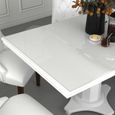 🐤1771Elégant Magnifique- Protecteur de table Protection de Table NAPPE DE TABLE - Anti-Chaud Couverture de Table transparent 180x90-0