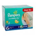 312 Couches Pampers Active Baby Dry taille 6-0