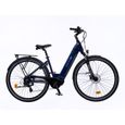 Vélo électrique YEEP.ME WEEK Confort Bleu – 28’’ Moteur Central 100Nm, Batterie 13.4Ah 90 km, Freins et Fourche hydrauliques, 8 vit-0