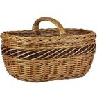 AUBRY GASPARD - Panier en osier buff - grande taille - 48x36x23 cm
