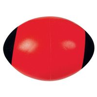 Ballon de rugby en mousse rouge pour enfant - Androni - Jeu sportif et d'initiation