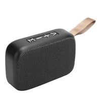 YOSOO Enceinte Bluetooth Subwoofer Mini Haut-parleur sans Fil Stéréo Portable USB avec Radio FM Café