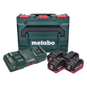 CHARGEUR DE BATTERIE Metabo Kit de base - 4x Batteries Li-Power 18 V 10