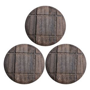 Lot De 4 Dessous De Plat En Bambou - 20 Cm Diamètre - 2