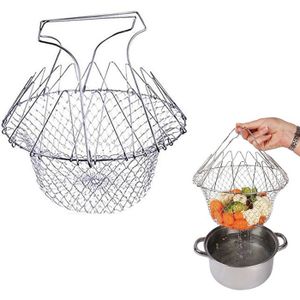 GLFLOW Panier vapeur multifonction en acier inoxydable 304 pour cocotte minute 14-24 cm de diamètre (L GLFLOW Panier vapeur multifonction en acier inoxydable 304 pour cocotte minute 14-24 cm de diamètre (L