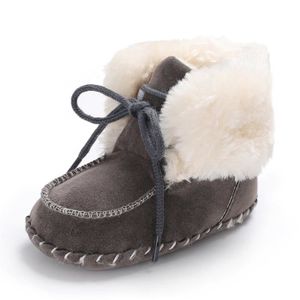 BIJOU DE CHAUSSURE couleur Gris taille 0-6 mois Chaussures de Sport décontractées pour enfants, bottes de neige pour bébés garço