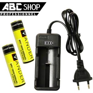 Batterie rechargeable 18650 6000mAh - Cdiscount