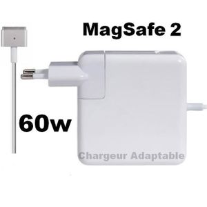 Chargeur MacBook 60W MagSafe 1 L-Tip - Noryva - Compatible A1278, A1342, A1181, Etc.