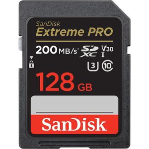 CARTE MÉMOIRE SanDisk 128 Go Extreme PRO carte SDXC + RescuePRO 