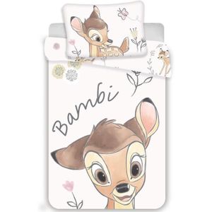 HOUSSE DE COUETTE ET TAIES Bambi Parure de lit Bébé 100% Coton - Housse de Co