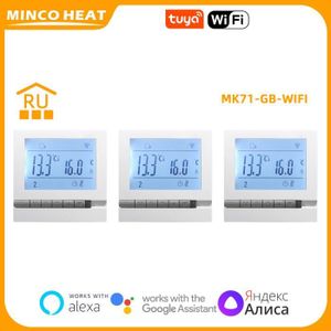 PLANCHER CHAUFFANT Mk71-gb-wifi x3 - Thermostat intelligent pour maison connectée Tuya,chauffage au sol-eau-chaudière à gaz, rég