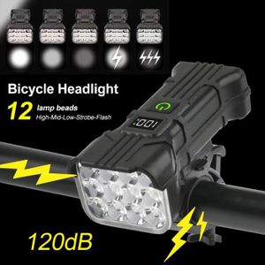 Eclairage LED Velo,15000 Lumens 3X CREE XM-L T6 LED Bicyclette de Vélo  Lampe Extérieure Devant la Lumière Eclairage Vélo Puissant - Cdiscount Sport