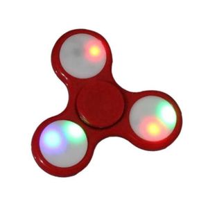 HAND SPINNER - ANTI-STRESS Jouet - RPC - Hand Spinner LED Rouge - Mixte - Int