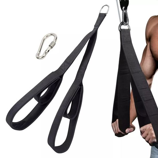 Ensemble d'accessoires de gym 2 pièces extensions de câble
