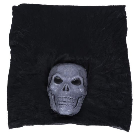 Squelettes Suspendus Halloween - Lot De 2, 35x45 Cm, Plastique Et Tissu, Blanc Et Noir, Pour Décoration Maison Hantée Intérieur/extérieur