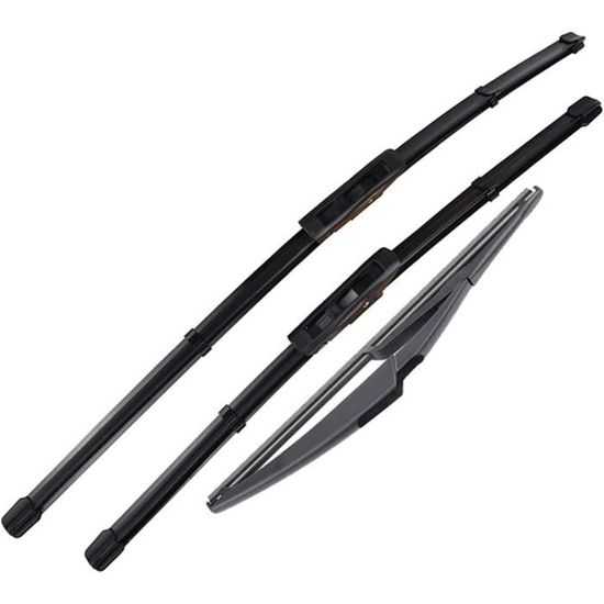 Kit Essuie-glaces Avant Et Arrière Pour Dacia Logan MCV I (2007-2013) - Lot De 3 : Gauche 500 Mm, Droite 500 Mm, Arrière 350 Mm - Oximo Simply Works