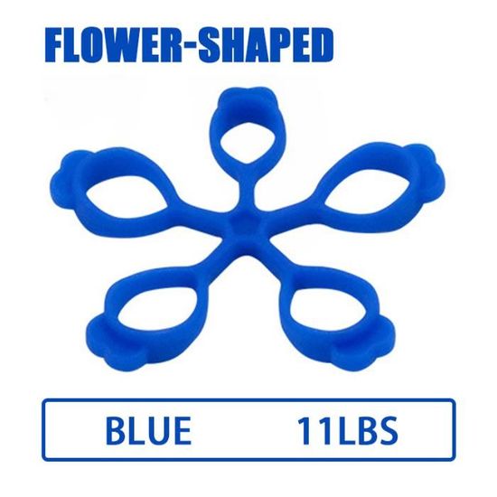 Bleu 11 lb - Pince à main en silicone, extenseur de doigts, poignée de  poignet, entraînement des doigts, band