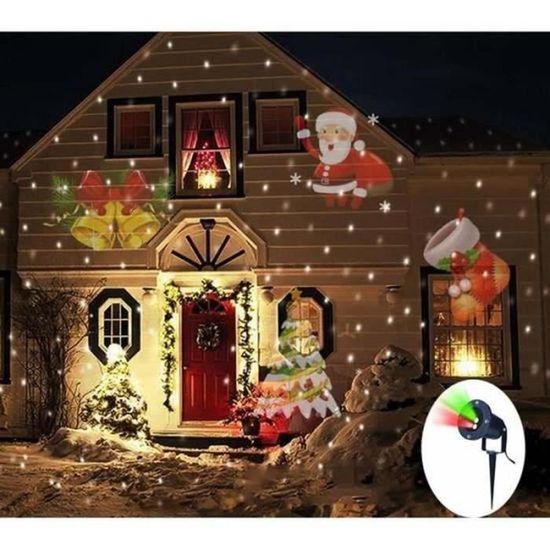 LED laser étoile de Noël jardin pelouse lumière projecteur de laser