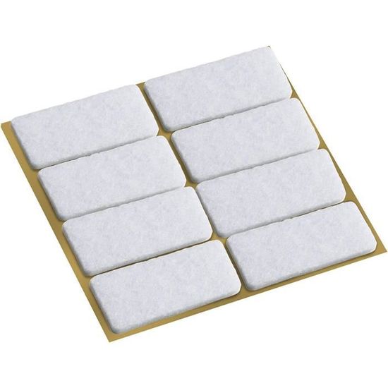 Lot De 50 Patins En Feutre Pour Chaises - Avec Clous, 22 Mm - Protection Du Sol, Parquet Pour Bois, Stratifié, Carrelage
