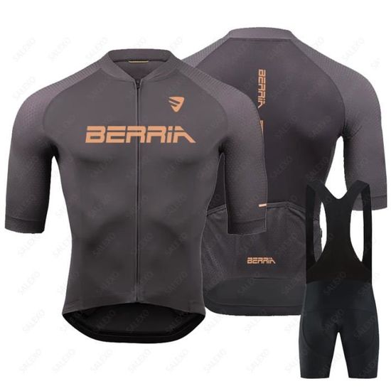 ULTRANNER BERNIA - Maillot Cyclisme Homme Manches Courtes Jaune Fluo Ultra-Léger Et Hyper-Respirant