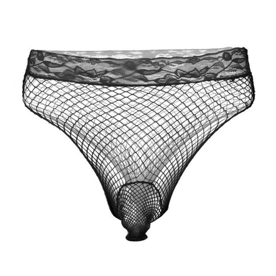 Slip Résille Homme String Sexy Boxer Résille Jockstrap Gay Thong Tanga
