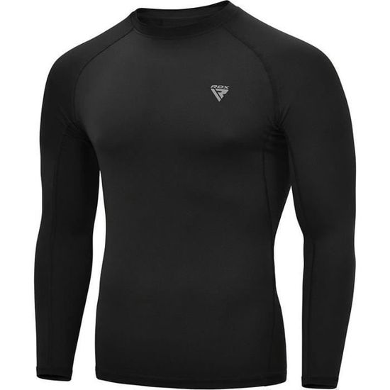 T-shirt Anti-UV UPF 50+ Homme - Rash Guard Sportif - Séchage Rapide - Pour Plage, Surf, Randonnée