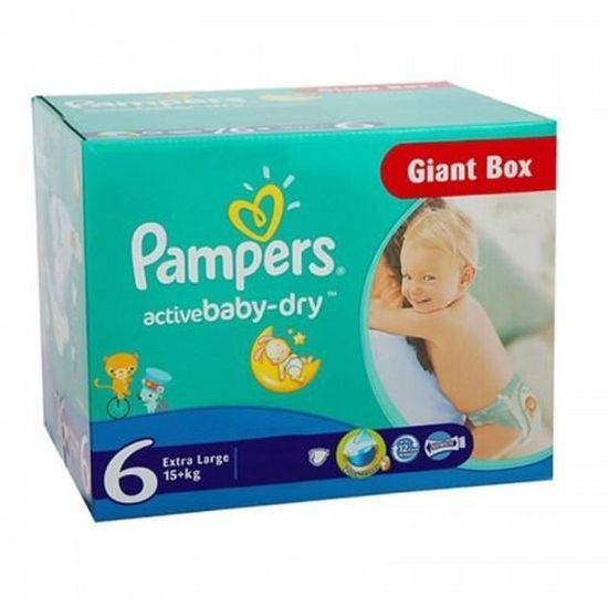 312 Couches Pampers Active Baby Dry taille 6