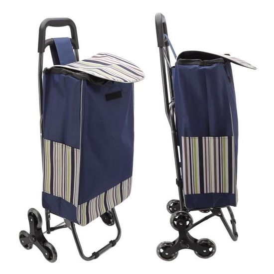 Chariot De Courses Isotherme Pliable Sidebag MP - 55L, Structure Aluminium, Fond Rigide, Fabriqué En France