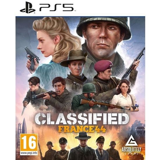 Classified France ‘44 Jeu PS5 Stratégie En boîte Mode en ligne PEGI 7+ Cdiscount