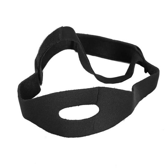 Ceinture Menton Anti-ronflement En Néoprène - Aide à L'apnée Du Sommeil, Couleur Bleue