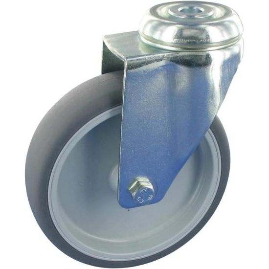 Roulette Sans Blocage 100 Mm TPE Caoutchouc
