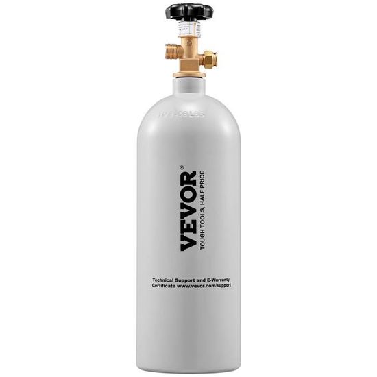 Bouteille CO2 - VEVOR - Pince de Forge Cylindre de Gaz CO2 2,3kg Rempli avec Soupape CGA320 Tireuse