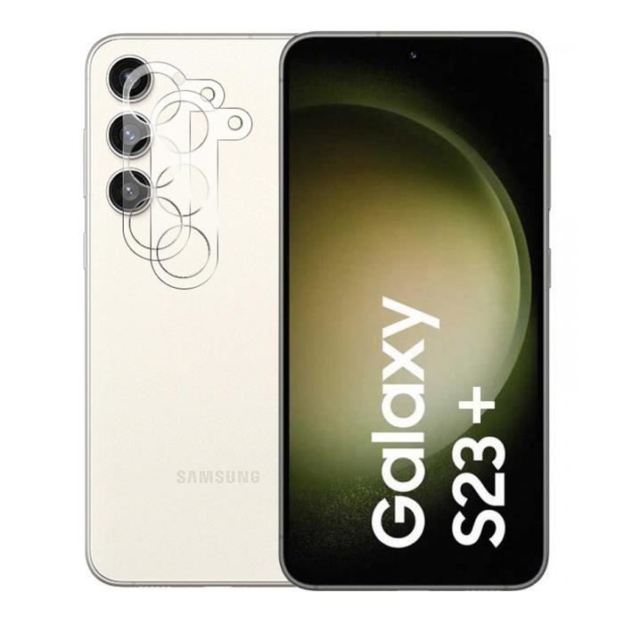 Protection Caméra Intégral pour Samsung Galaxy S23 Plus 5G [Lot de 2] Verre  Trempé Lentille Appareil Photo Arrière Film - Yuan Yuan