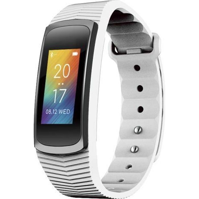 Bracelet connecté multi fonctions sport bluetooth 4.0 Abyx Fit blanc