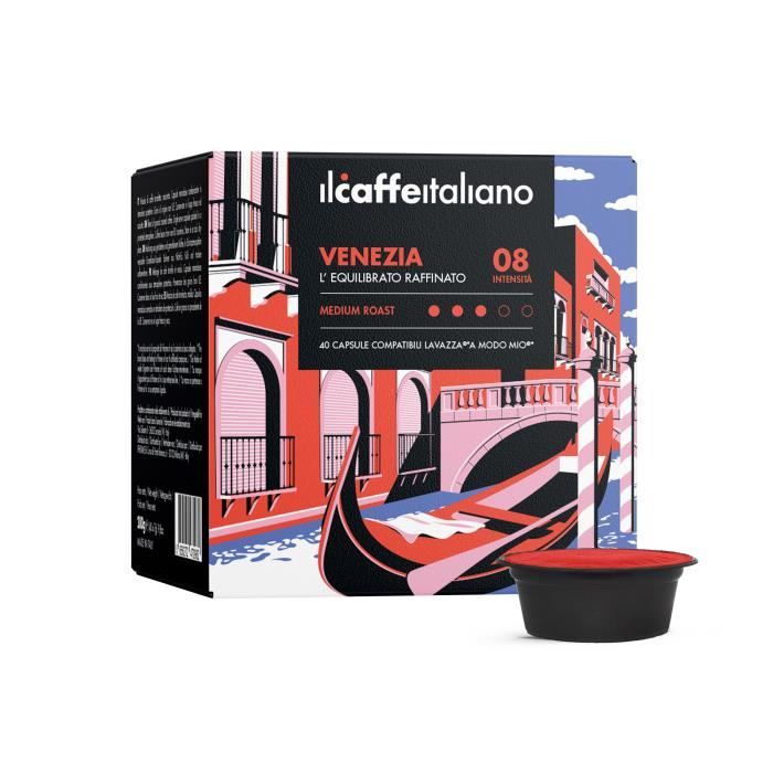 120 Capsules de Café Venezia compatibles avec machines Lavazza A Modo mio - A modo mio 120 x Dosettes - Il Caffè Italiano