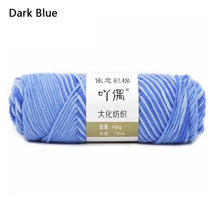 100g barre de fil de coton de lait couture main bricolage écharpe ligne ménage chaudFWT90902003DB