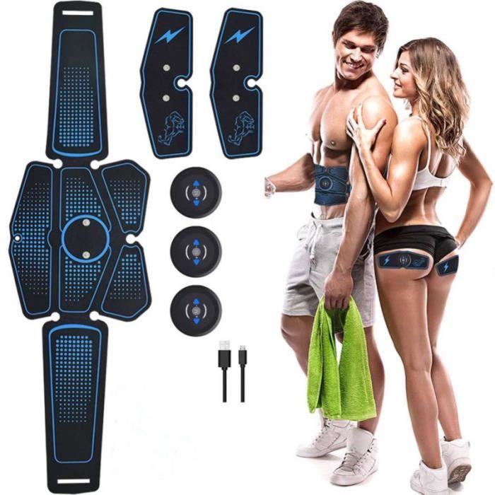 Electrostimulation Muscle Stimulator EMS Abdominal Vibrating Belt ABS Muscular Hip Trainer Massage Home Gym Fitness Equipment