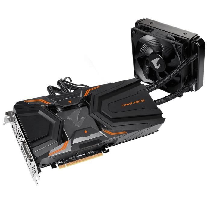 Gigabyte GV-N108TAORUSX W-11GD Carte Graphique Nvidia GeForce GTX 1080 Ti 11 Go PCI Express