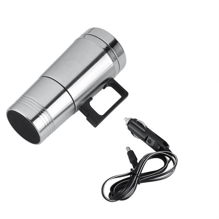 GLOGLOW Tasse de Chauffage de Voiture, Voiture électrique de thé de café de 12V - 24V 300ml Voiture Bouilloire électrique de Voya