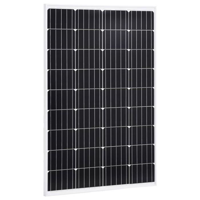 Panneau solaire 120W Monocristallin Aluminium Verre de sécurité