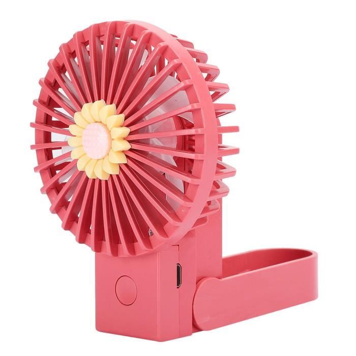 Atyhao Mini refroidissement Mini Ventilateur à Main Refroidisseur de Bureau Rechargeable USB Pliable Cadeau pour Été