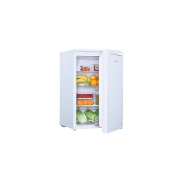 BRANDT BLT520SW - Réfrigérateur Table Top - 124L - Froid Statique - A++ - L 54,5 x H 85 cm - Blanc
