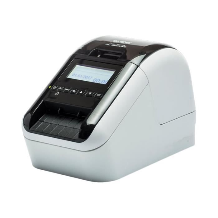 Brother QL-820NWB Imprimante d'étiquettes deux couleurs (monochrome) papier thermique rouleau (6,2 cm) 300 x 600 ppp jusqu'à 176…