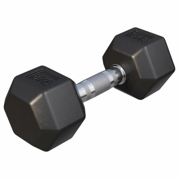 Haltère hexagonal de 8 KG