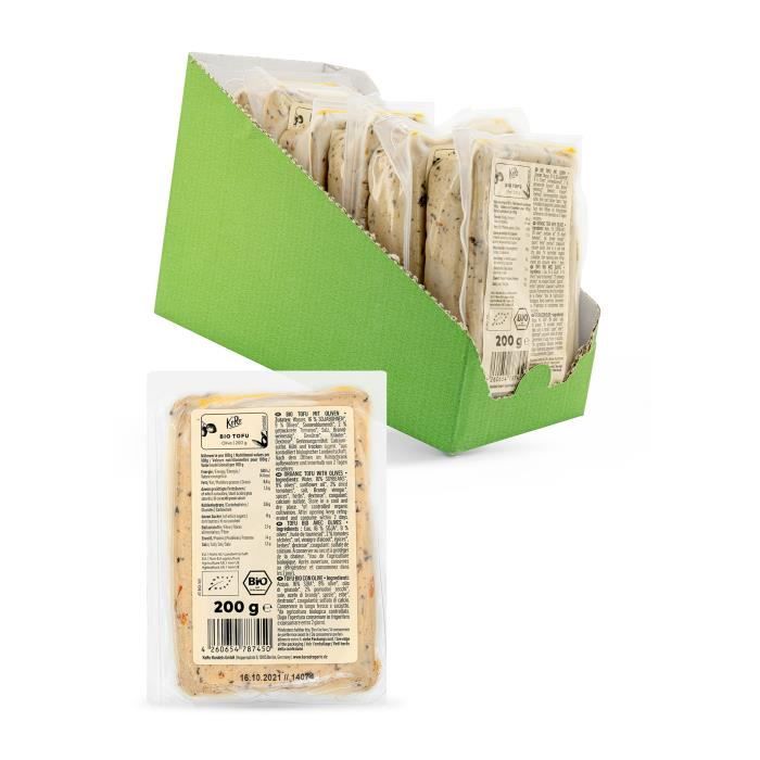 KoRo Tofu bio aux olives 6 x 200 g