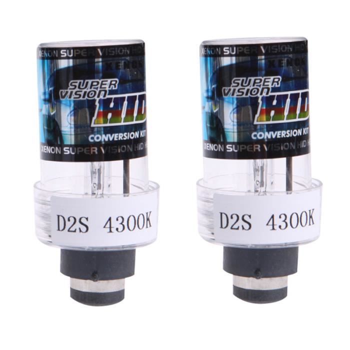 2x 35W D2S / D2C XENON VOITURE DE REMPLACEMENT DE LA VOITURE HID Blanc Phare Blanc Ampoules